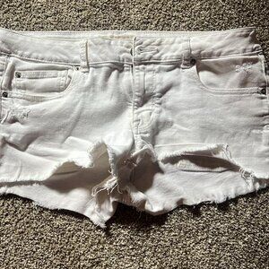 White Denim American Eagle Shorts
